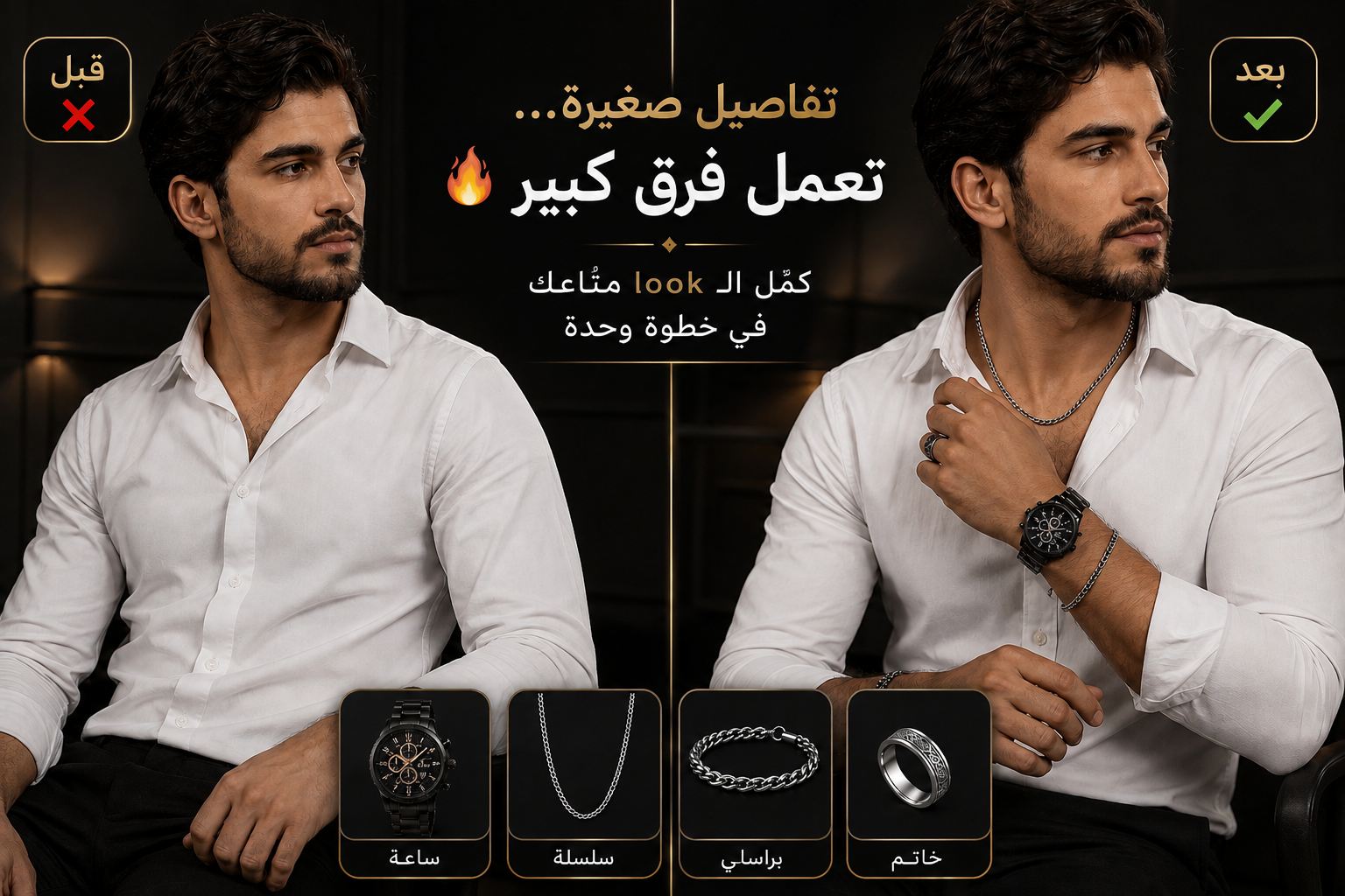 Landing image Coffret 4 Pièces en Acier Inoxydable homme