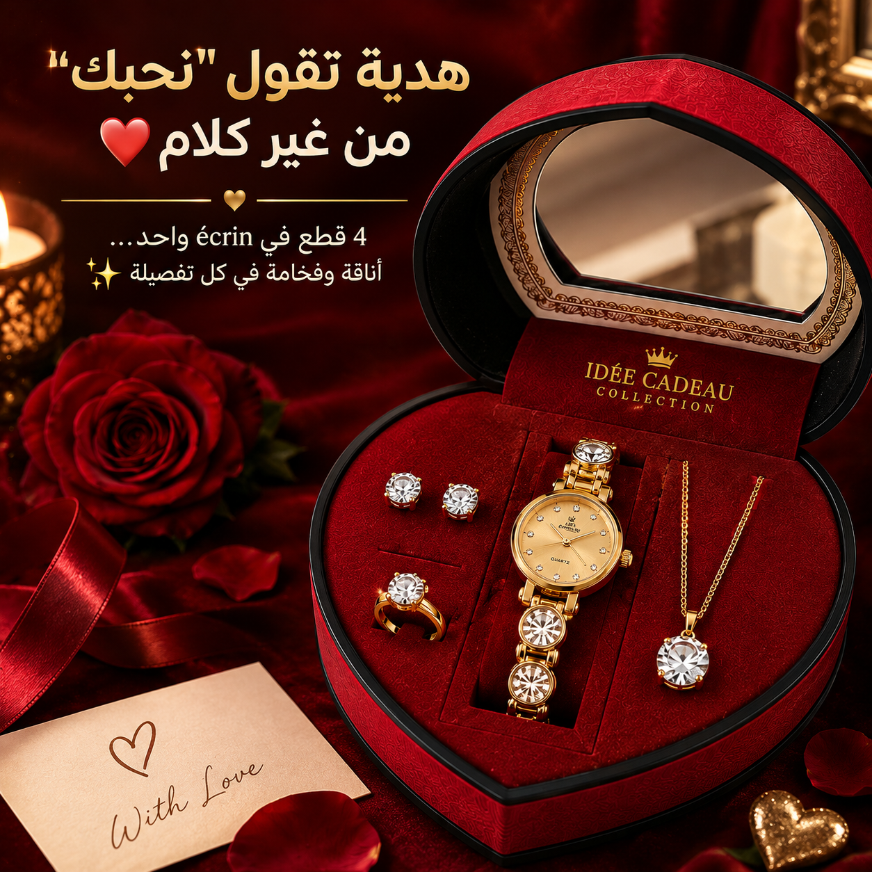 Landing image coffret cadeau femme Red Heart
