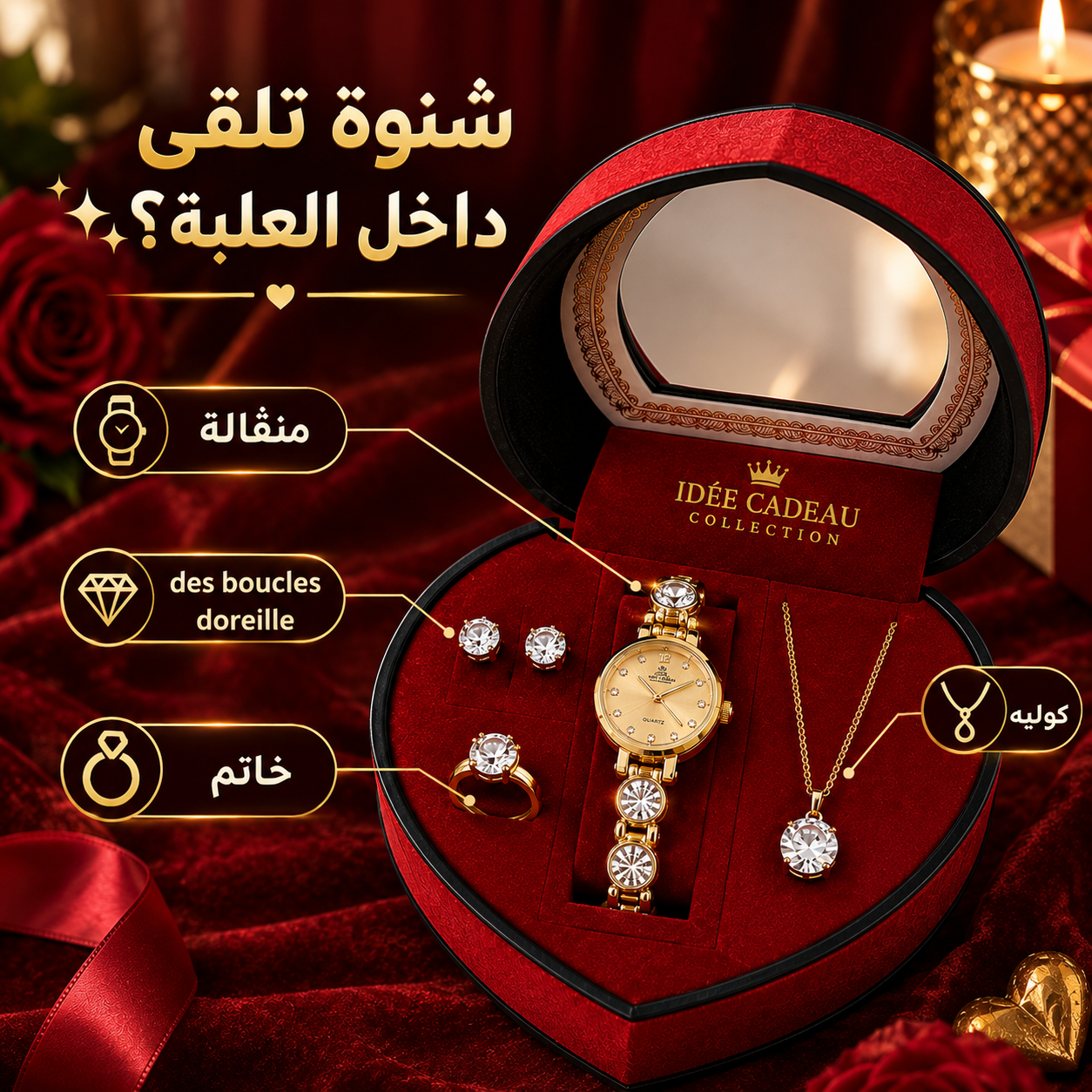 Landing image coffret cadeau femme Red Heart