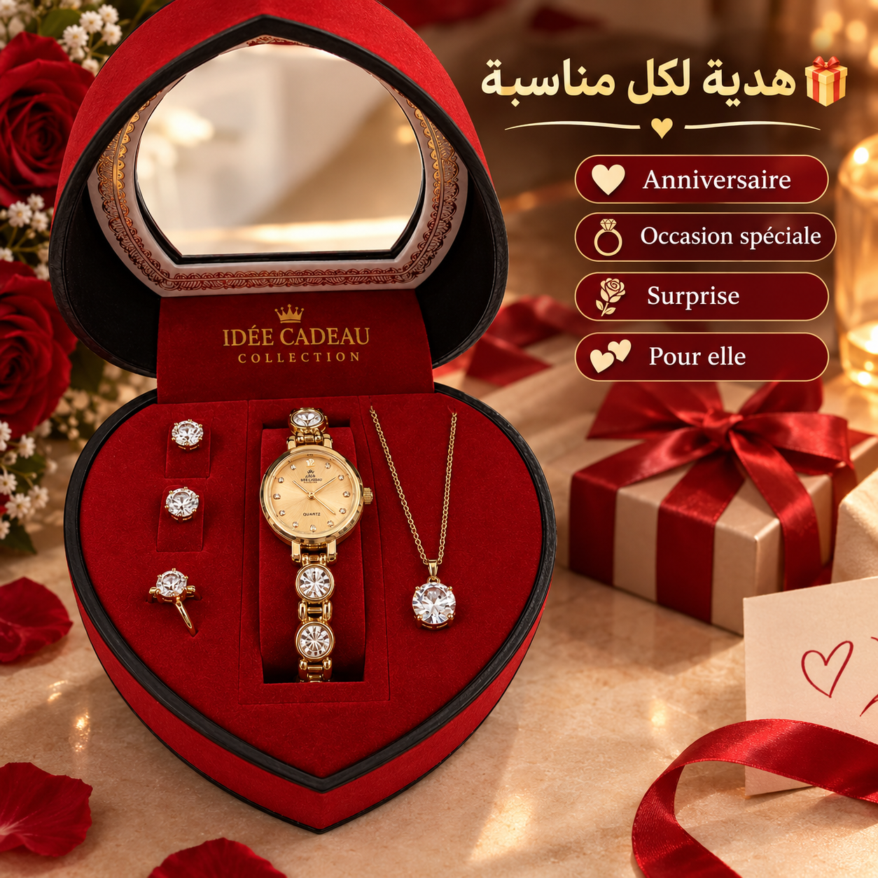 Landing image coffret cadeau femme Red Heart